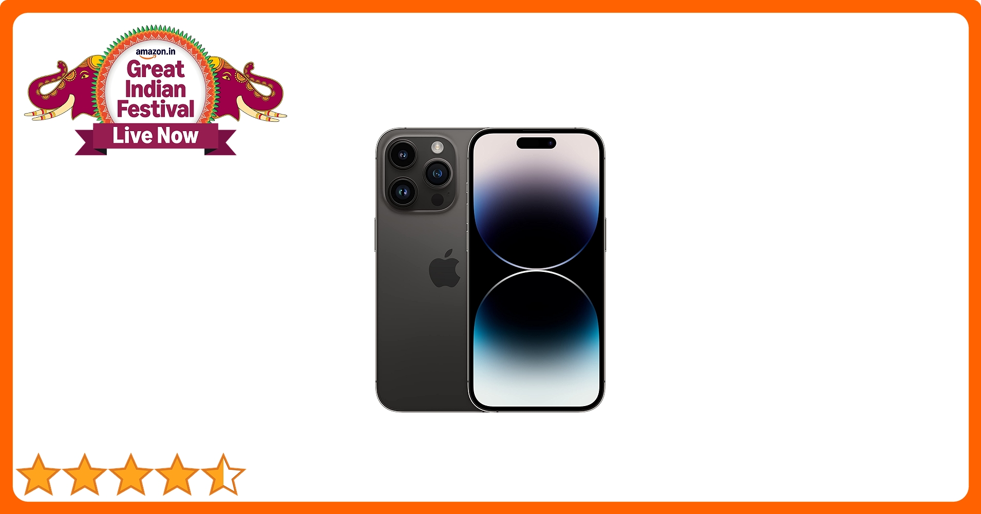 iPhone 14Pro 128GB SIMフリー Apple iPhone 14 Pro (128 GB) - Space Black : Amazon.in